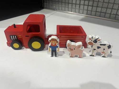 Jacques wooden tractor - jacques,