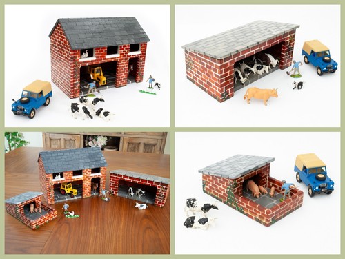 Wooden toy farm hand - wooden, hand-built