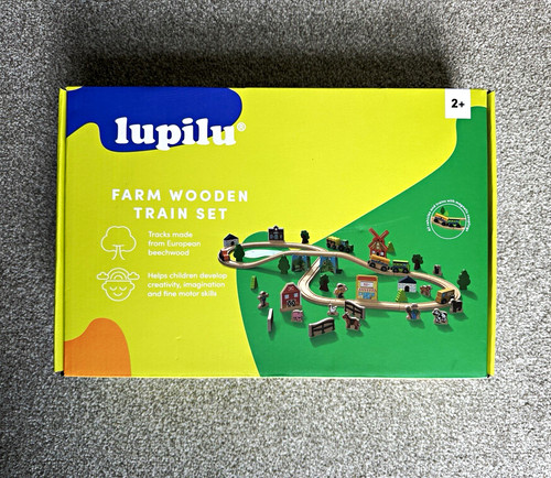 Lupilu wooden farm - wooden, set