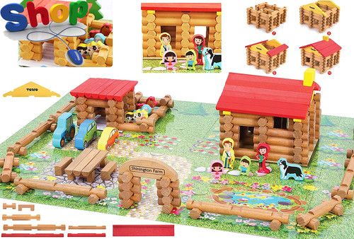 Towo wooden log building - towo,