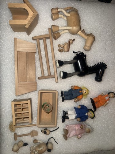 Handmade wooden farm set - wooden,