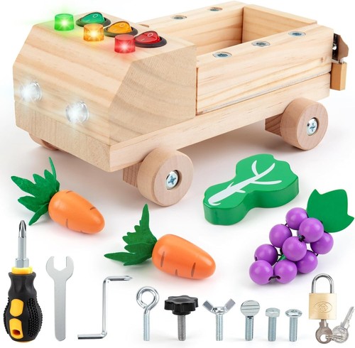 Wooden farm set with - wooden,
