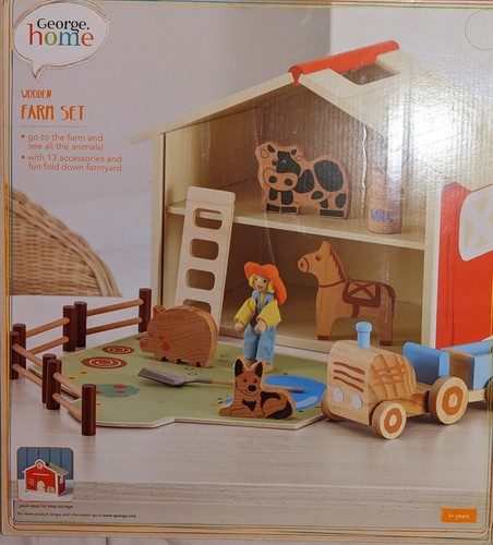 George wooden farm set - wooden,