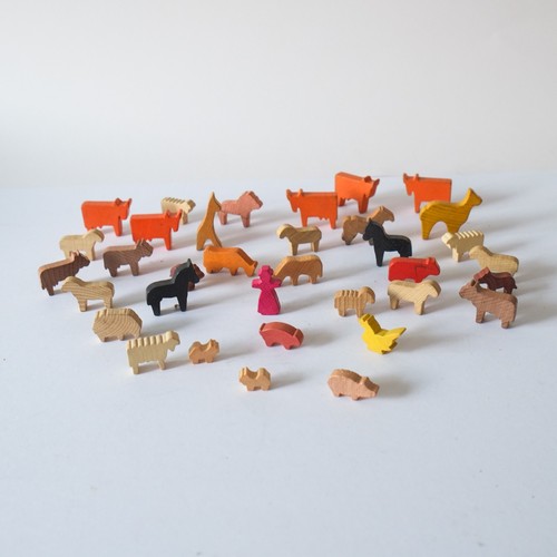 Vintage wooden farmer - vintage, and