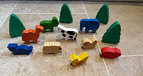 Wooden pre school - toy, figure
