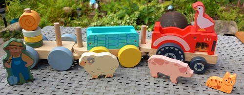 Aldi little town wooden - aldi,