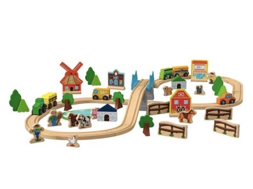 Playtive farm wooden - wooden, train