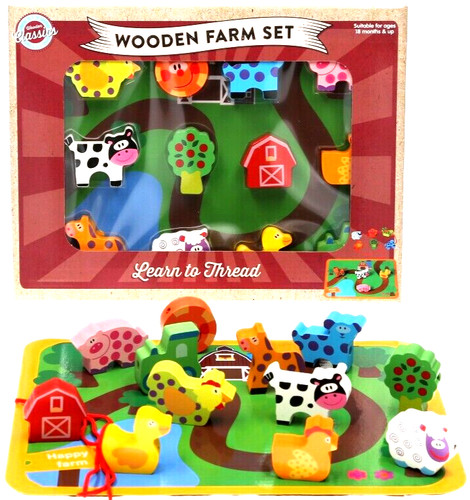 Wooden farm animals - farm, wood