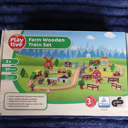 Playtive farm wooden train - farm,