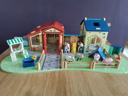 Wooden farm set - wooden, great
